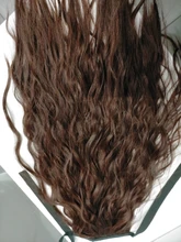 TALANG-coleta de pelo rizado largo de 22 pulgadas, resistente al calor, cola de pelo sintético con cordón, extensiones de cabello