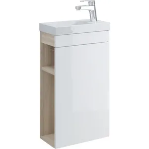 

Cabinet under the sink cersanit smart 40 housing Ash, facade White (b-su-sma-co40/Wh)