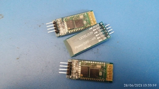 Отзыв о товаре HC-05 HC 05 hc-06 HC 06 RF беспроводной Bluetooth-модуль приемопередатчика RS232конвертер TTL в UART и адаптер для arduino от пользователя D***y