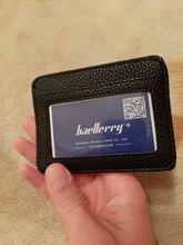 Cartera minimalista delgada de cuero PU, tarjetero pequeño de piel sintética, Tarjetero con ranura múltiple, Color caramelo