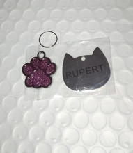 Collar-Accessory Pendant Name-Tags Engraved Dog Customized Stainless-Steel Cat