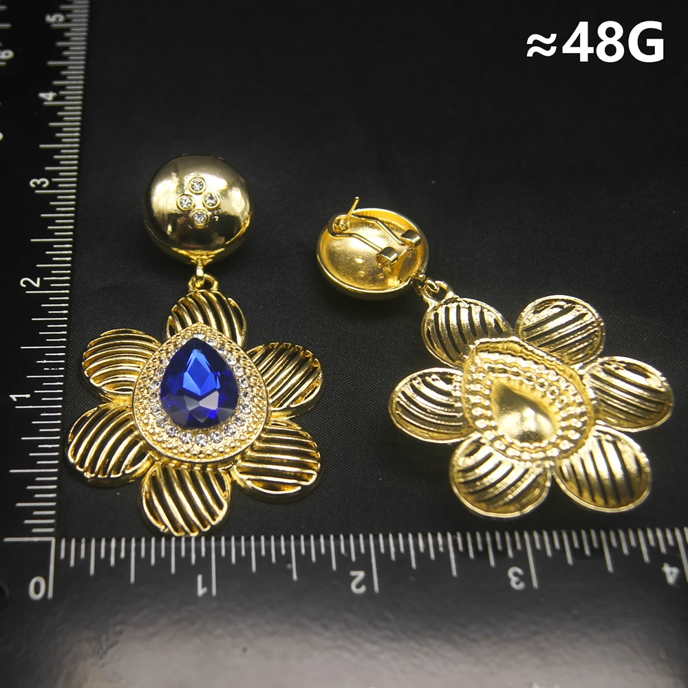 Earrings For Women Piercing Fashion Trend Big Eardrop Jewelry Tend New Wedding Banquet Party Adorn E001810