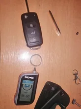 A93 caja con vidrio sin cortar para Starline A93 A63 A39 hoja sin cortar fob caso A93 plegable coche remoto