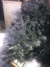 RESHINE-Peluca de pelo rizado de Mongolia, cabello humano con encaje frontal 13x4, 180%, 13x6, cierre de encaje rizado, prearrancado