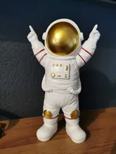 Decorative Statues Astronaut-Figurines Miniatures Spaceman Gift Boyfriend Resin Cosmonaut