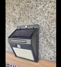 Light Wall-Lamp Sensor Garden-Decor Solar-Motion-Sensor LED Powered Outdoor-Street Waterproof