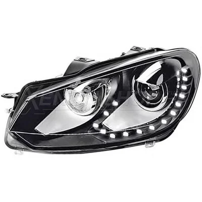 Би-ксеноновая фара левая(D1S/H8; Кэ; LED-ДХО) для for Volkswagen Golf VI(5K1, AJ5) 10/08-> Hella- 1ZS 009 902-771