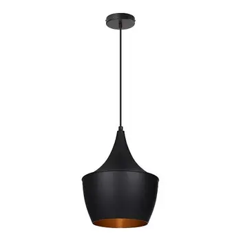 

Lampara colgante Wok E27 Negro