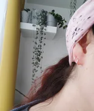 La Monada-pendientes de aro espiral ondulados para mujer, de plata 925, joyería aros para mujer, aretes de aro de diseño de Plata de Ley 925