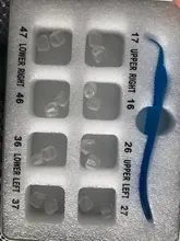 Kit de molde de impresión Dental Posterior, herramientas de llenado de restauración Dental