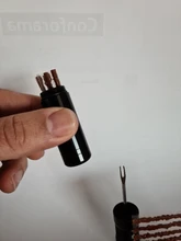 Deemount-Herramienta de reparación de neumáticos sin cámara para bicicleta, perforadora de neumáticos para pegamento, reparación gratuita opcional, rayas de goma