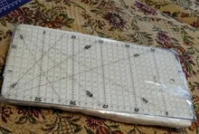 Regla para dibujo de 30x15cm, regla de Patchwork de Material acrílico de alta calidad, regla transparente, escala, dibujo de línea de oficina y escuela