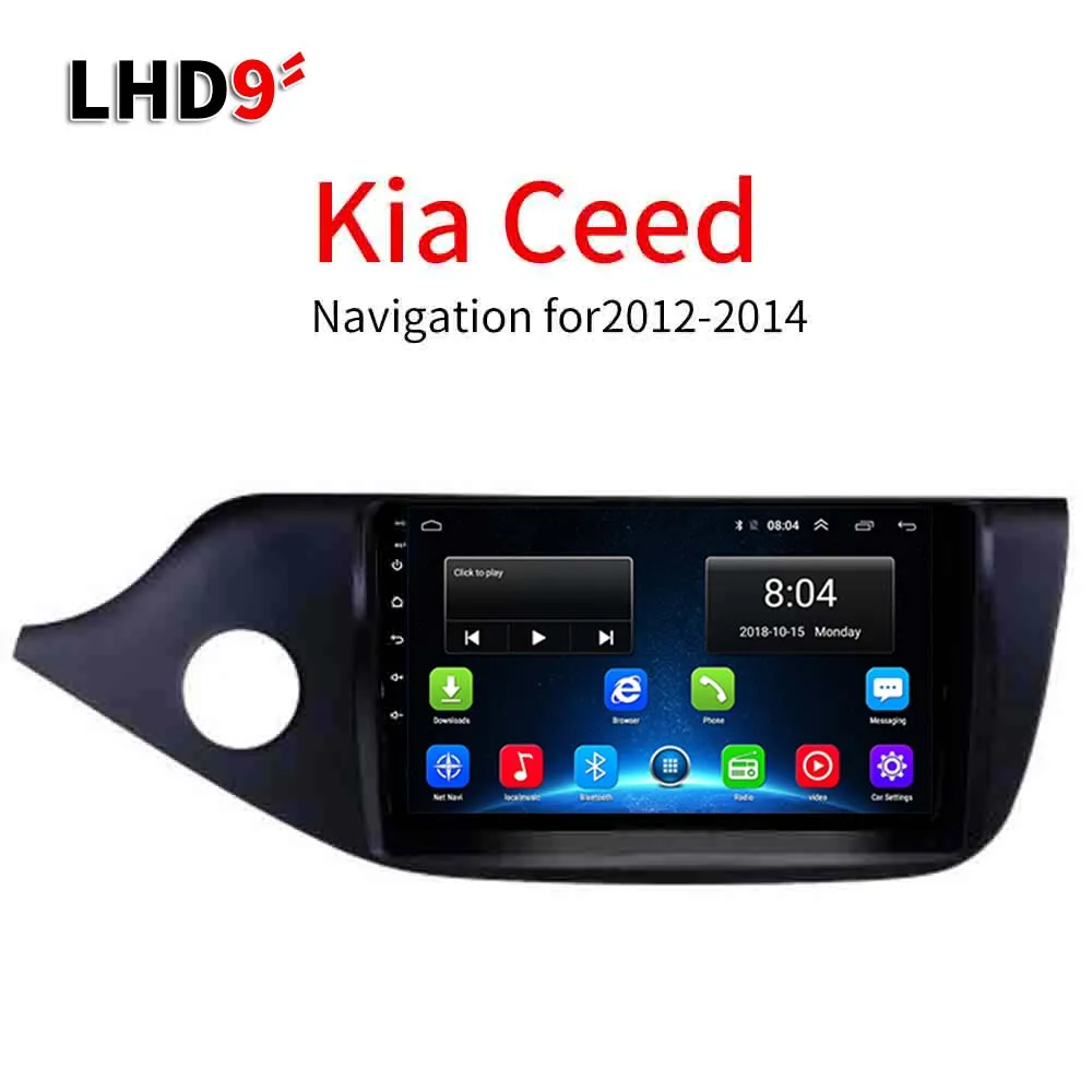 Lionet gps навигация для автомобиля Kia Ceed 2012- 9 дюймов LK1019Y - Размер экрана, дюймов: 4G2G32G