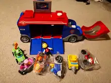 Coche de juguete de plástico de la Patrulla canina para niños, juguete de la Patrulla canina, autobús de rescate, modelo de figura de acción, regalo de cumpleaños