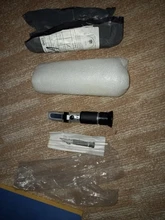 Medidor de concentración de vino y azúcar, refractómetro de alcohol de mano, densitómetro, 0-25%, cerveza, 0-40%, Brix, uvas, ATC, 48% de descuento