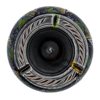 

Ethnic Decor Ashtray Ceramic Anti-Odor Terracotta Moroccan 2002201105