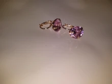 MAIKALE 12MM Simple coreano AAA Cubic Zirconia nuevo cobre chapado en oro temperamento pendiente para mujeres regalos