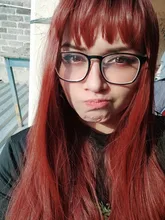 LOUIS FERR-pelucas sintéticas de pelo largo ondulado para mujeres negras, ombré, vino tinto, con flequillo, pelo resistente al calor, estilo africano y americano