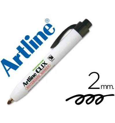Маркер ARTLINE CLIX SLATE EK 573A черный носок RETACTIL круглый 2 00 мм 12 единиц| |