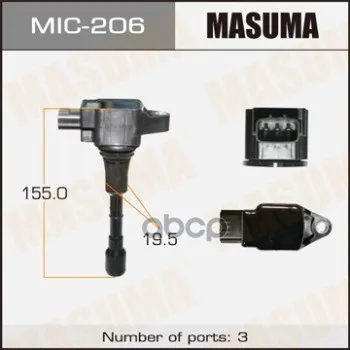 Катушка Зажигания Masuma Mic206 Masuma арт. MIC206