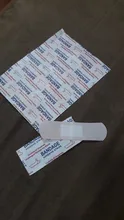 Banda desechable para hemostasia, cojín transpirable impermeable, adhesivo de yeso para heridas, Banda adhesiva para primeros auxilios, 100 Uds.