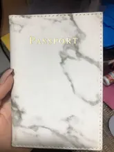 Funda de pasaporte para hombre y mujer, de cuero sintético, estilo de mármol, tarjetero de viaje, porta pasaporte, paquete, BILLETERA, bolso