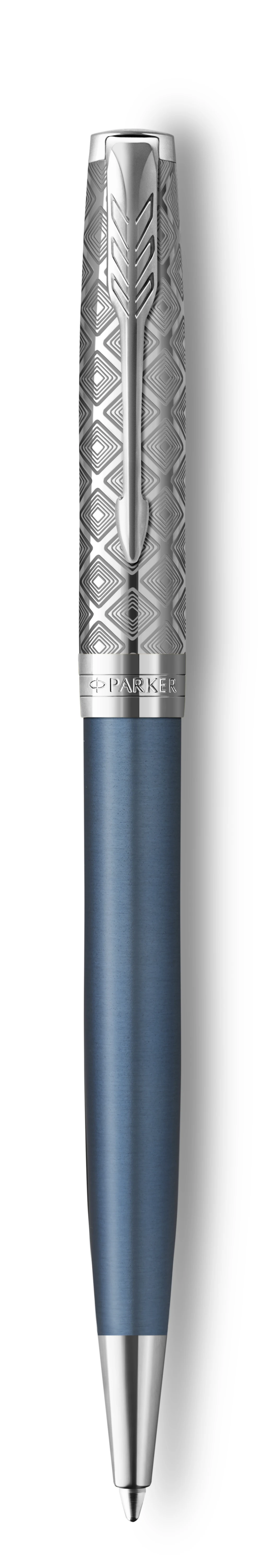 Шариковая ручка Parker Sonnet Premium Refresh BLUE цвет чернил Мblack в подарочной упаковке 2119649 |