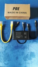 Gigabit 802.3at 24Watt PoE activo Splitter 48V a 12V 2A Power Over Ethernet