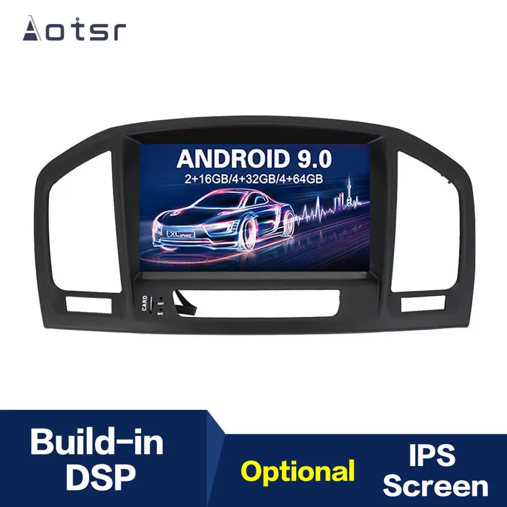 Android 9 0 IPS GPS навигация автомобильный радиоплеер для Opel Vauxhall Insignia 2008 2013 головное