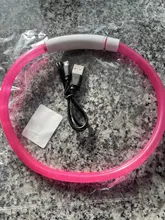 Dog-Collars Glowing Flashing Pet-Dog Rechargeable LED Night-Safety Luminous