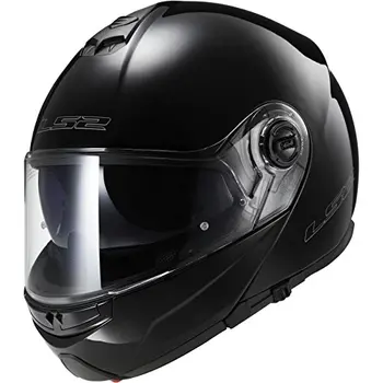 

Motorcycle helmet LS2 FF325 Modular, shiny black color, M, biker, motorcycle, polycarbonate boot