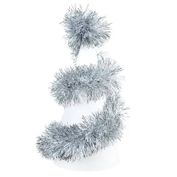 

Tinsel New Year's 6-Layer 8 cm 2,7 m silver snowmen ek0356