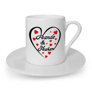

Personalized Valentine 'S Day Themed Turkish coffee Cup-16
