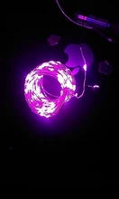 String-Light Battery Party-Decoration Silver-Wire White Garland LED Fairy Powered Christmas