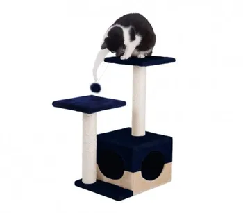 

HK1010 House for cats with scraper and two shelves 44x33x33 cm