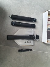 Pala y azadón militar plegable multifunción, 67cm, herramientas de jardín al aire libre, equipo de Camping, herramienta de excavación de Seguridad de Defensa