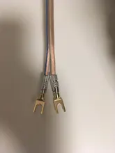 4 Uds chapados en oro Y en forma de Banana macho de Audio enchufes para altavoz tenedor con tornillo Spade conector de Cable para vinculante Post