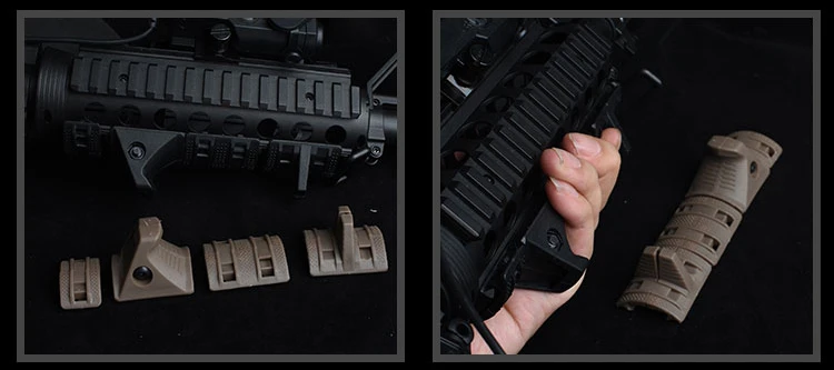 МП 4 шт./компл. EMagpul ручной единый набор защита для рук панели с креплением для рельсовая накладка тактический аксессуары MP02023