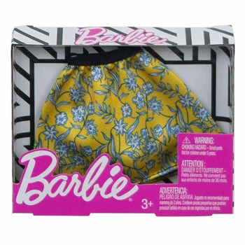 

Accessory for doll Barbie Skirt yellow
