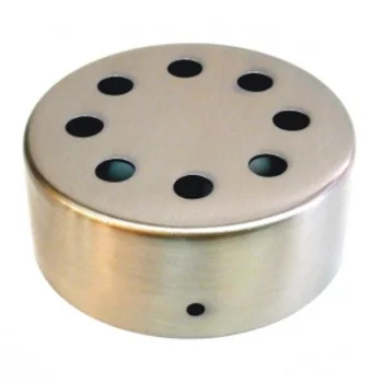 

Metal support steel matte 100mm diameter and eight outputs