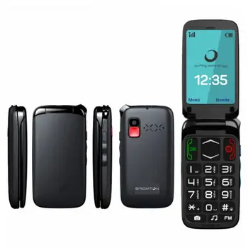 

Mobile telephone for older adults BRIGMTON BTM-3FLIP 2,4" TFT DUAL SIM USB Black
