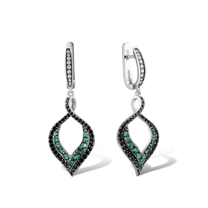 Серебряные серьги VALTERA проба 925
