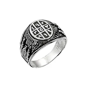 

Silver 925 Sterling Cami Motif Numerological Ring