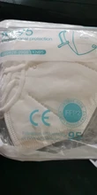 10-200 Uds KN95 Mascarillas FFP2 FPP2 reutilizable cara máscara 5 capas respirador de filtro ffp2mask protección higiénica máscaras de adulto CE