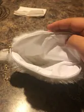 Bolso bandolera con cremallera y cadena con pata de oso para niña, monedero de felpa suave para niño pequeño, accesorios para bebé