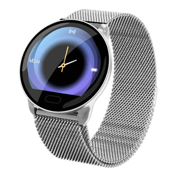 Pulsera Inteligente Smartwatch K9, Plata Unisex