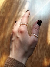 Kpop Vintage anillo corea del barroco natural hecho a mano de estética anillos para las mujeres 1 PC joyería de fiesta de regalos 2021 nuevo