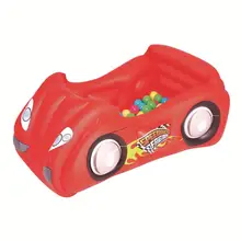 Игровой надувной центр «Машина» с 50 шариками, 119х79х51 см, Bestway, арт. 52159