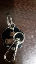 Tag Pendant Pet-Accessories Dog-Tags Engraved Name-Collar Personalized Puppy Pet-Id Glitter