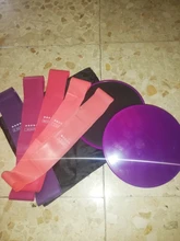 Discos deslizantes para hacer ejercicio con banda de resistencia, discos de entrenamiento Fitness, Yoga, hogar, equipo expansor de HipTrainer elástico, 2 uds.